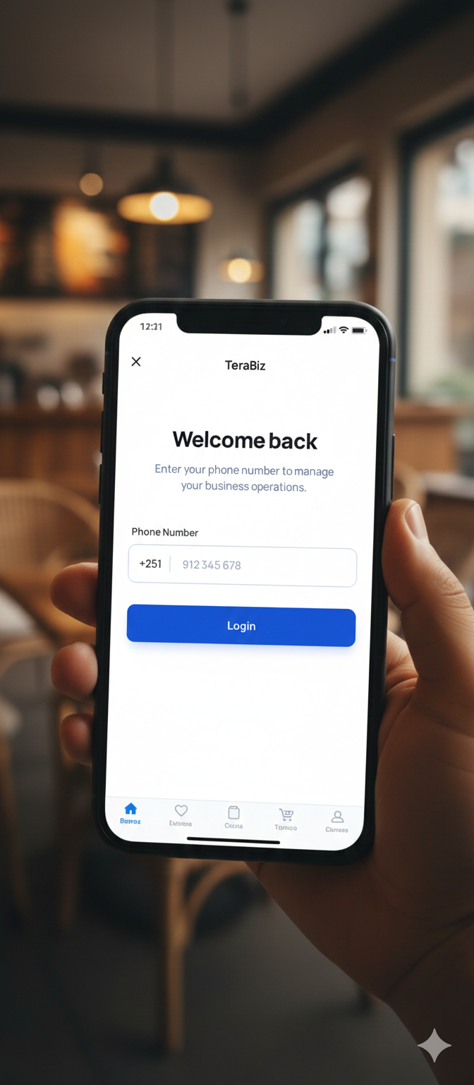 TeraBiz Coffee Shop POS App